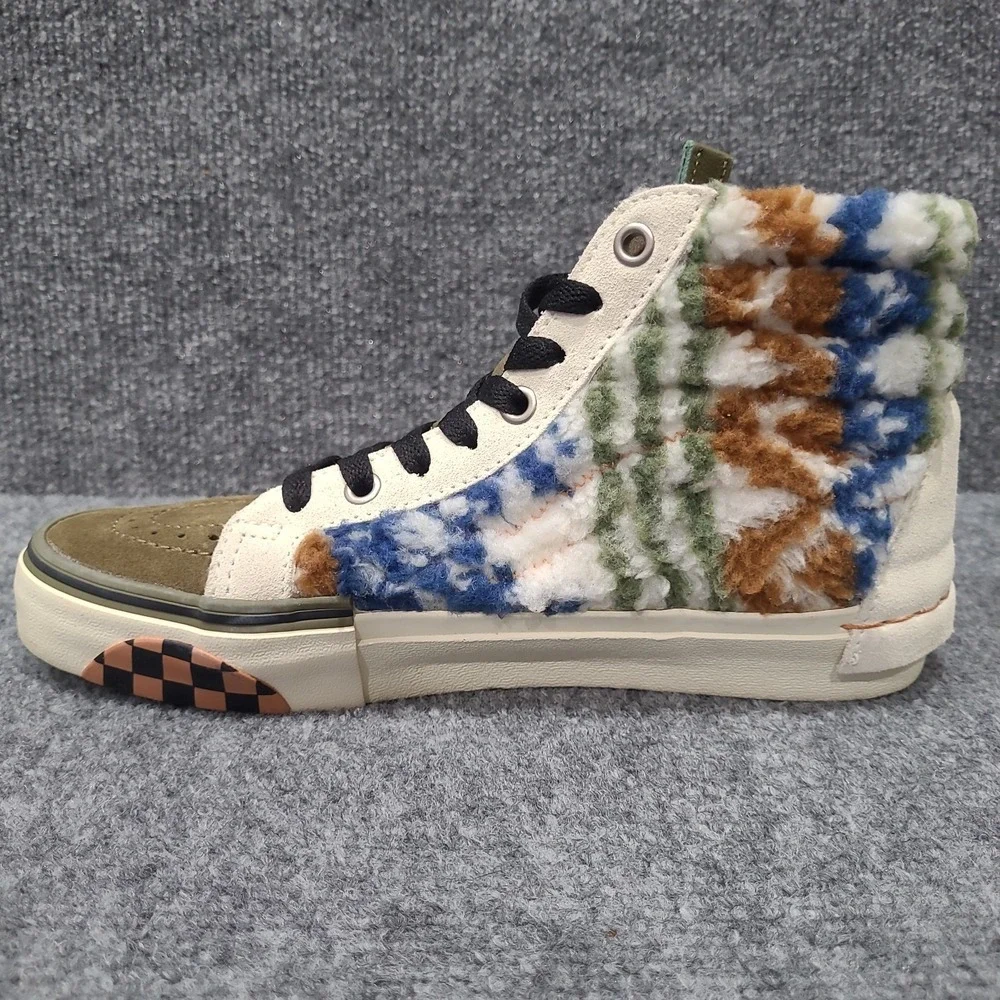 Vans Sneakers SK8-Hi Reissue Cap Mixed Suede Faux Fur Womens 7 Shoes